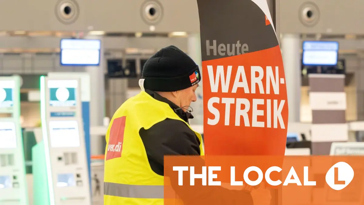 German airports to be hit by labour strike on Monday