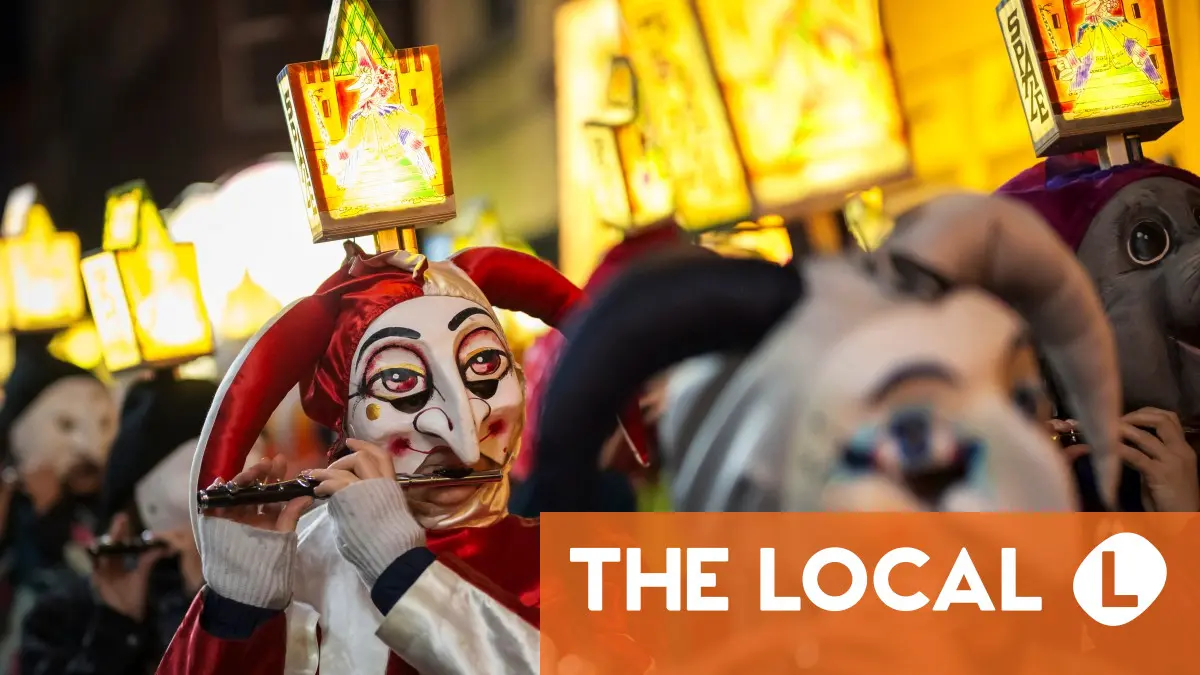 In Pictures: Basel revels in spectacular Fasnacht carnival